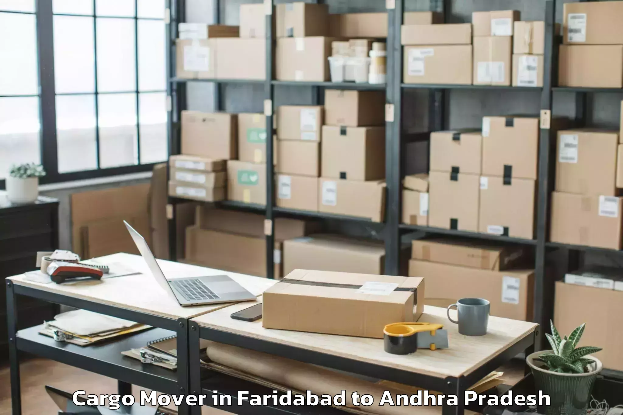 Hassle-Free Faridabad to Peapally Cargo Mover